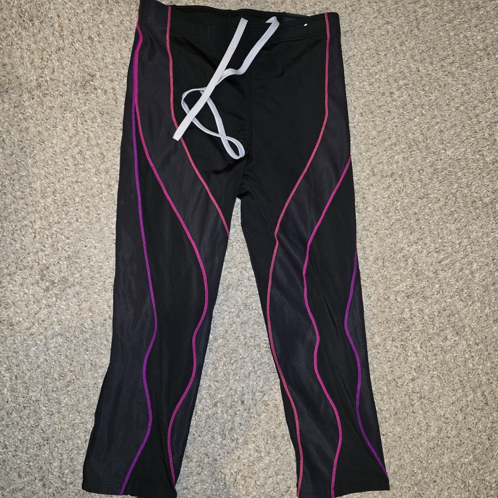 Women's CW-X Compression Cycling Biking 3/4 Tights Pants Medium
